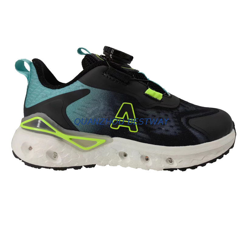 Boys and Girls Casual Running Shoes LED Light Shoes Kids Jacquard Sneakers BS23802