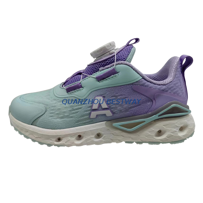 Boys and Girls Casual Running Shoes LED Light Shoes Kids Jacquard Sneakers BS23802