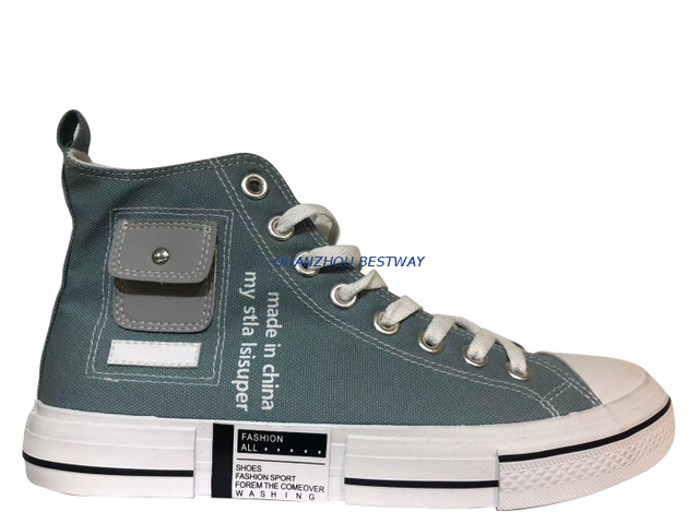 High-top Fashion Casual Shoes Canvas Vulcanized Boot Shoes