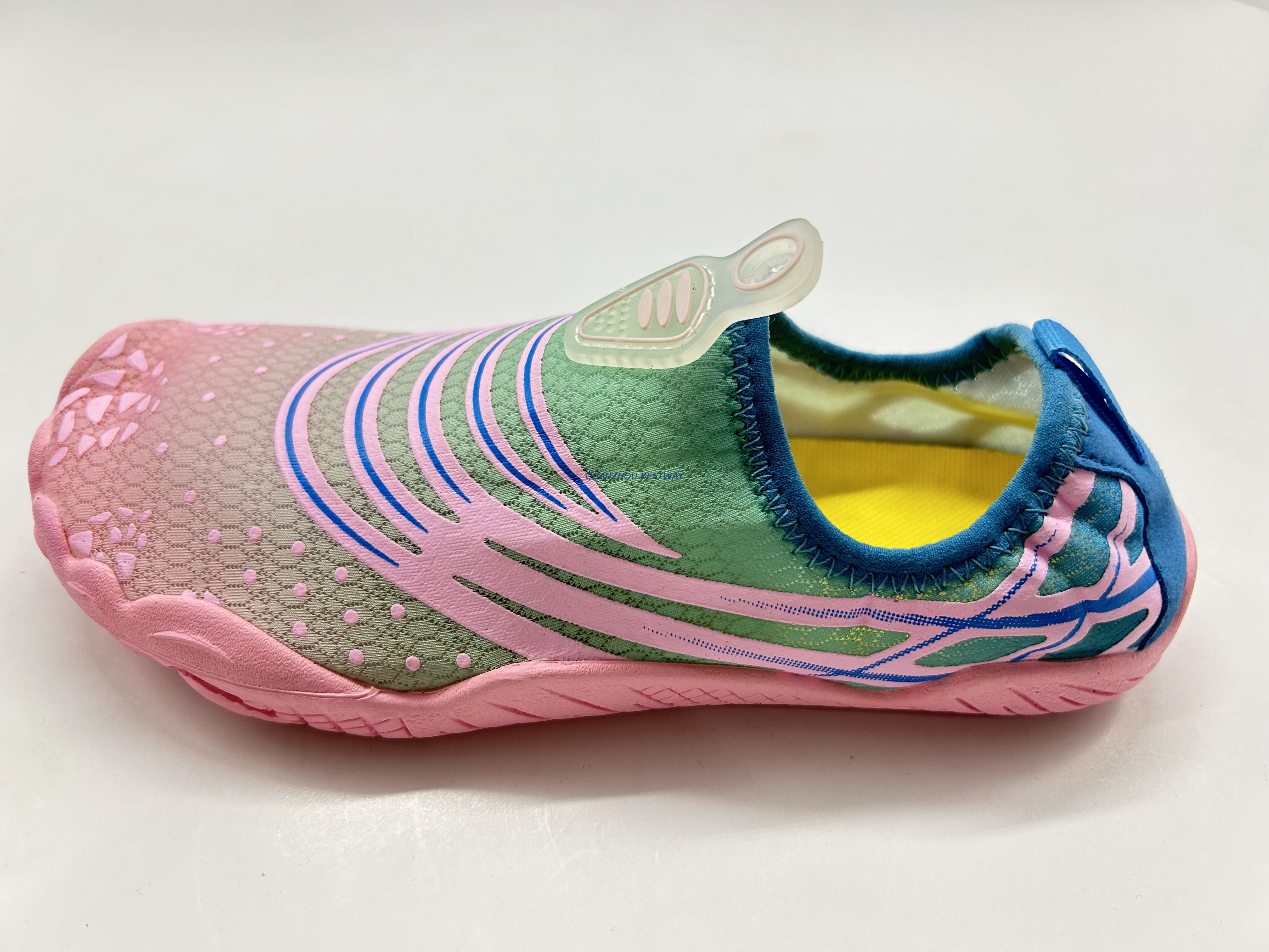 Women's Injection Shoes, PVC Injection Sole Slip on Casual Loafer Summer BS2512