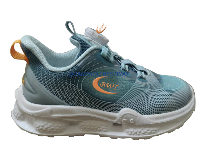 Children shoes spring high quality kid sneaker PU and mesh breathable shoes